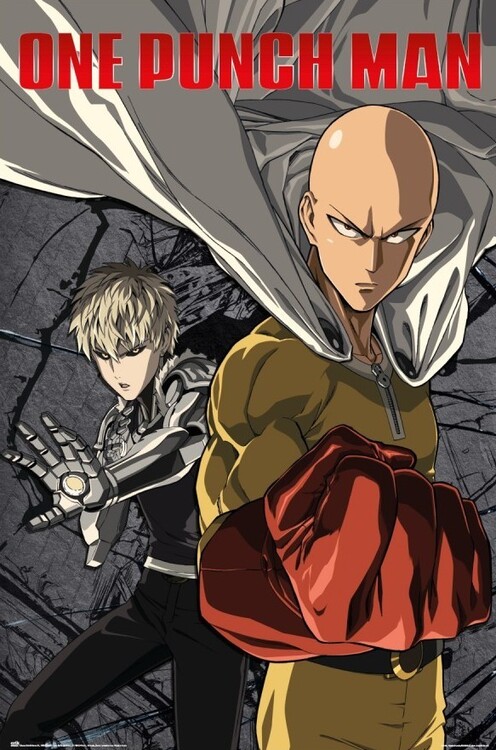 Плакат One Punch Man - Saitama &  Genos