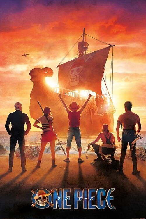 Плакат One Piece: Netflix Series - Straw Hat Pirates