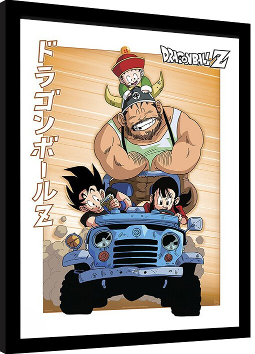 Κορνιζαρισμένη αφίσα Dragon Ball - Family Road Trip