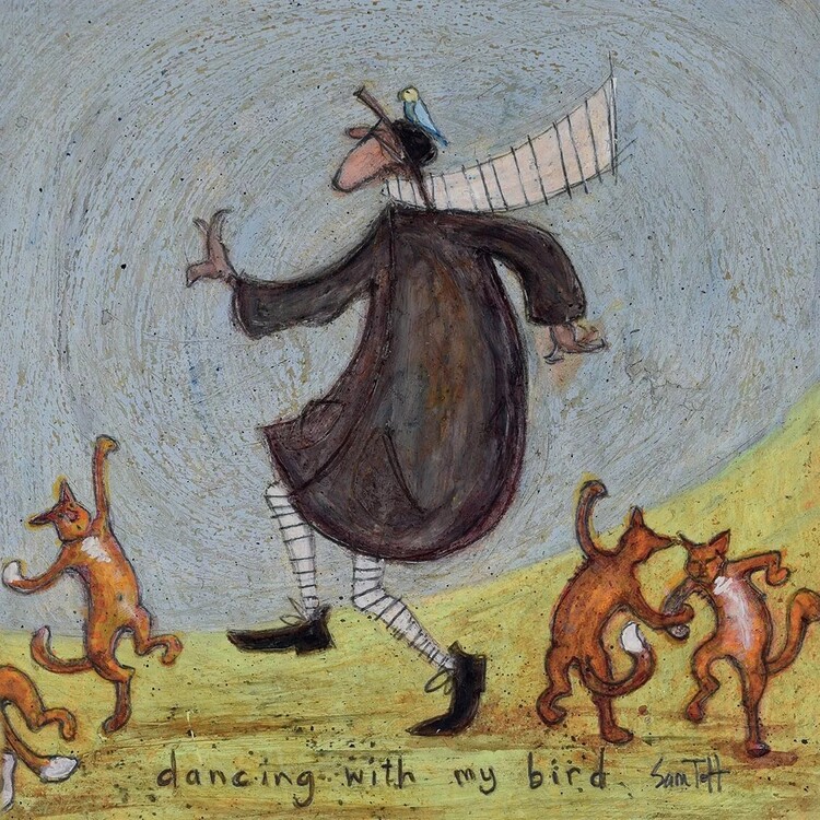 Принти на полотні Sam Toft - Dancing With My Bird
