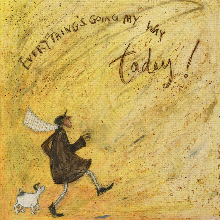 Принти на полотні Sam Toft - Everything's Going My Way Today!