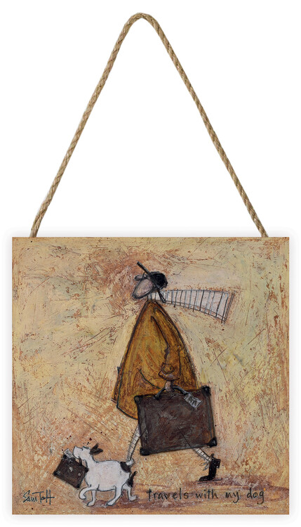 Ξύλινη τέχνη Sam Toft - Travels With The Dog
