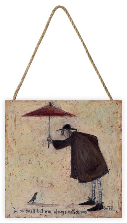 Ξύλινη τέχνη Sam Toft - I'm So Small But You Always Notice Me