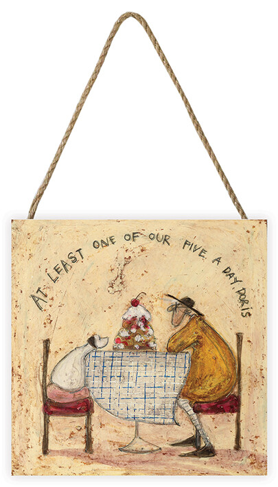 Ξύλινη τέχνη Sam Toft - At Least One Of Our Five A Day Doris