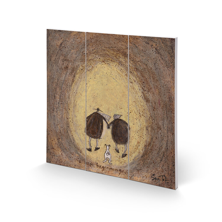 Pintura em madeira Sam Toft - A New Beginning