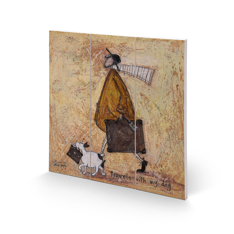 Ξύλινη τέχνη Sam Toft - Travels With The Dog