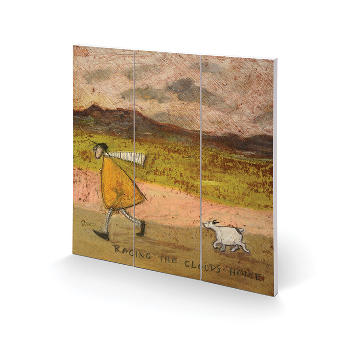 Ξύλινη τέχνη Sam Toft - Racing The Clouds Home