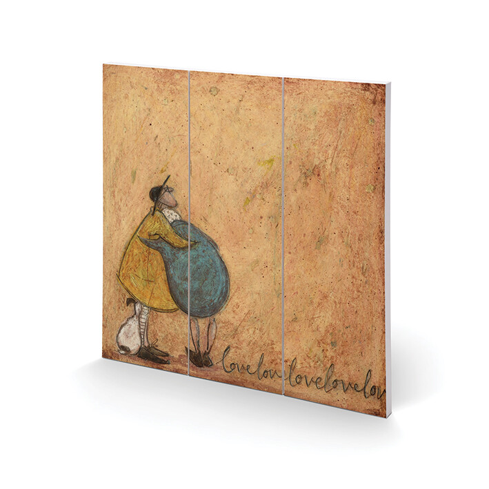 Ξύλινη τέχνη Sam Toft - Love Love Love Love Love
