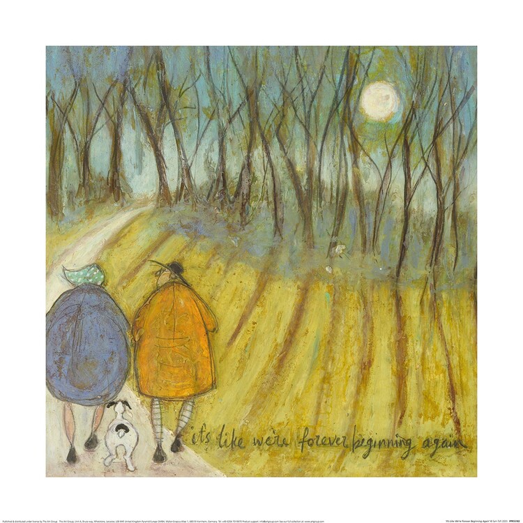 Art Print Sam Toft - It's Like We're Forever Beginning Again