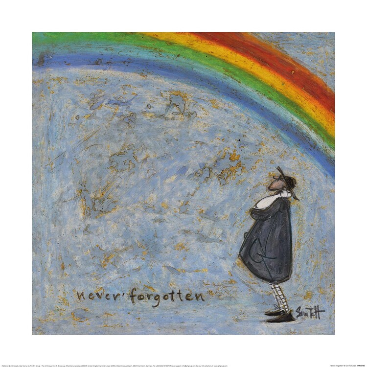 Taidejuliste Sam Toft - Never Forgotten