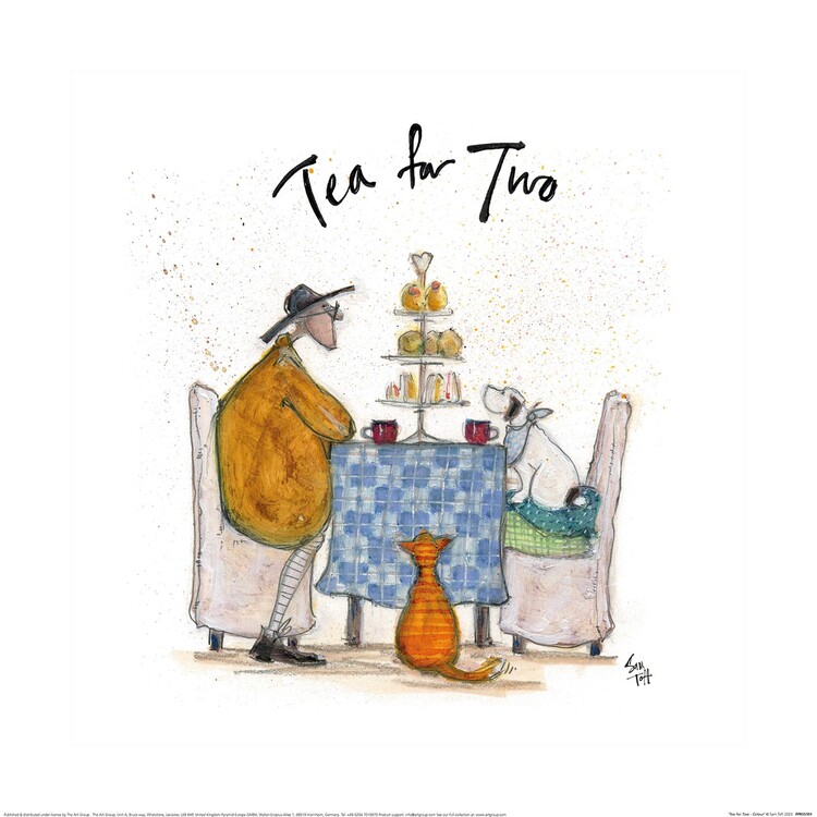 Εκτύπωση τέχνης Sam Toft - Tea For Two - Colour
