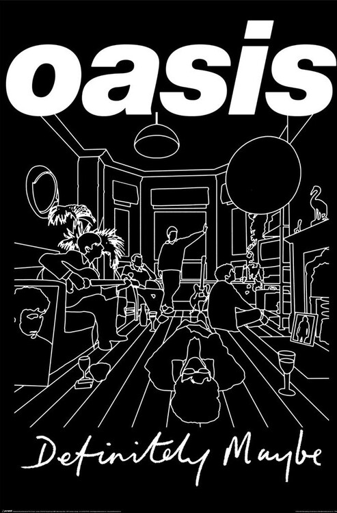 Плакат Oasis - Definitely Maybe Ar