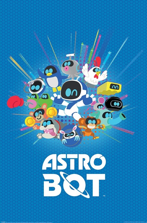 Плакат Astro Bot -  Friends