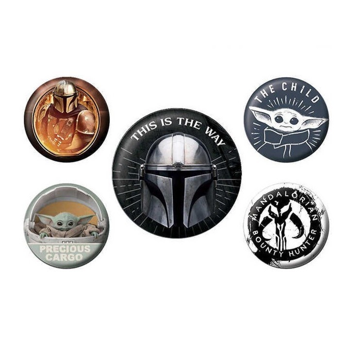 Σετ κονκάρδες Star Wars: The Mandalorian - This Is The Way