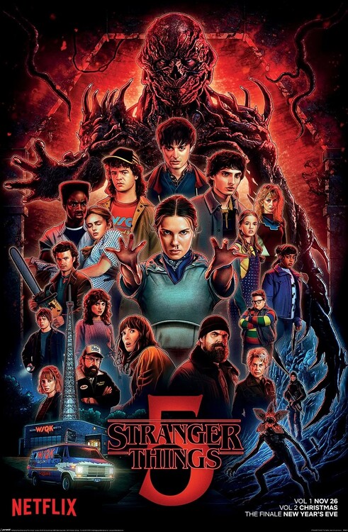 Плакат Stranger Things: Season 5 - One Sheet