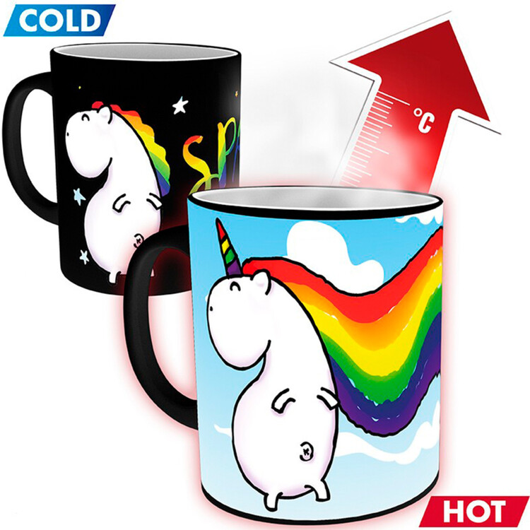 Skodelica za spreminjanje barve Unicorn - Sparkle