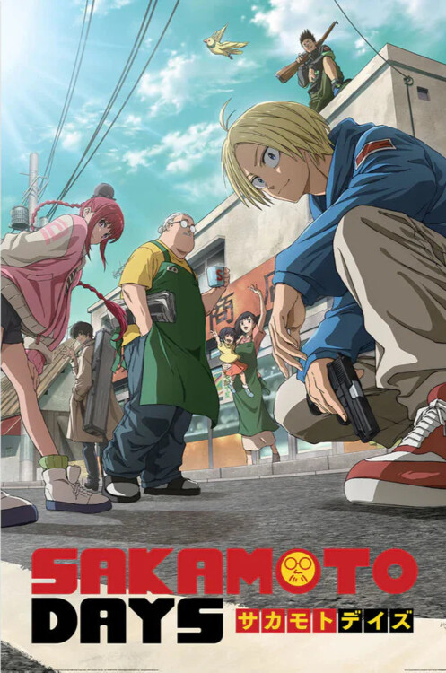Плакат Sakamoto Days - Key Art