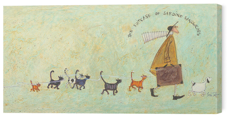 Принти на полотні Sam Toft - The Suitcase Of Sardine Sandwiches