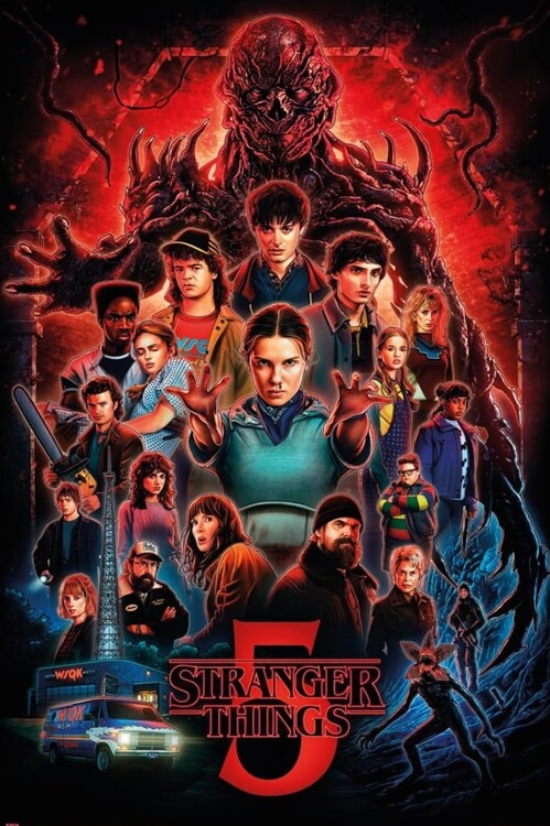 Плакат Stranger Things: Season 5 - One Sheet