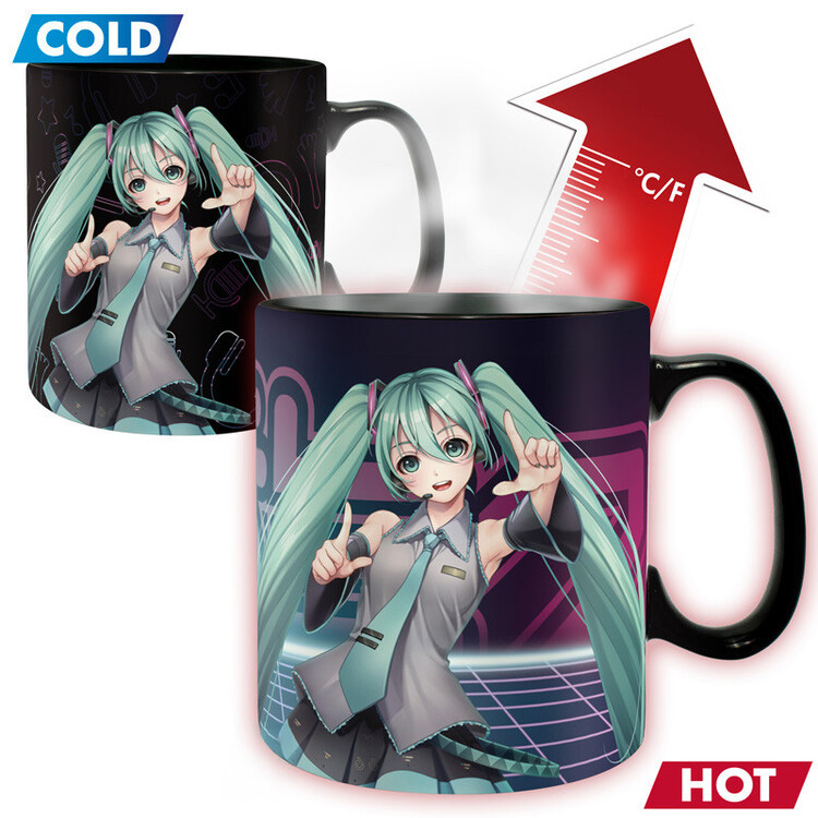 Чаша, променяща цвета си Hatsune Miku