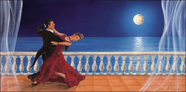 Umjetnički tisak Romantic dancer