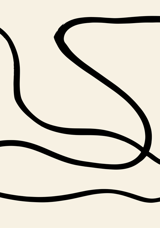Αφίσα Black Lines 01