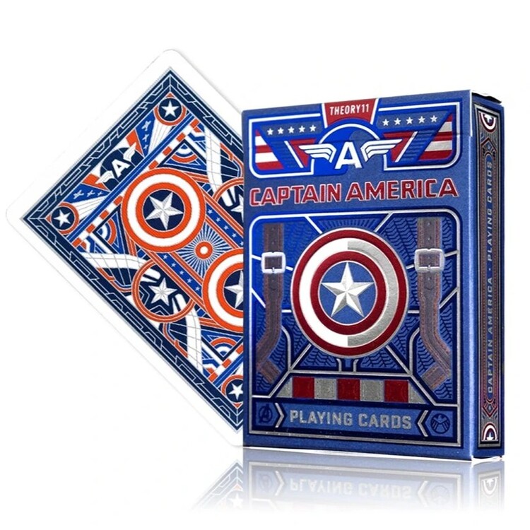 Τραπουλόχαρτα Captain America - Patriotic Design