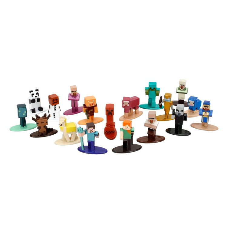 Hahmosetti Minecraft - Nano Metalfigs 18 pcs