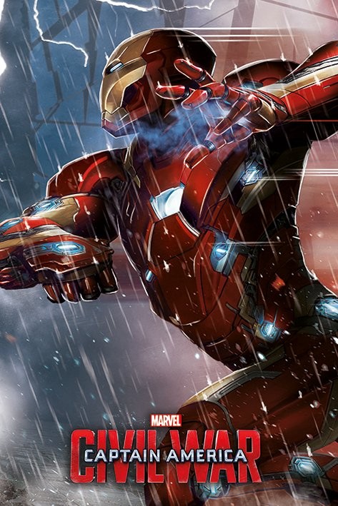Плакат The First Avenger: Civil War - Iron Man