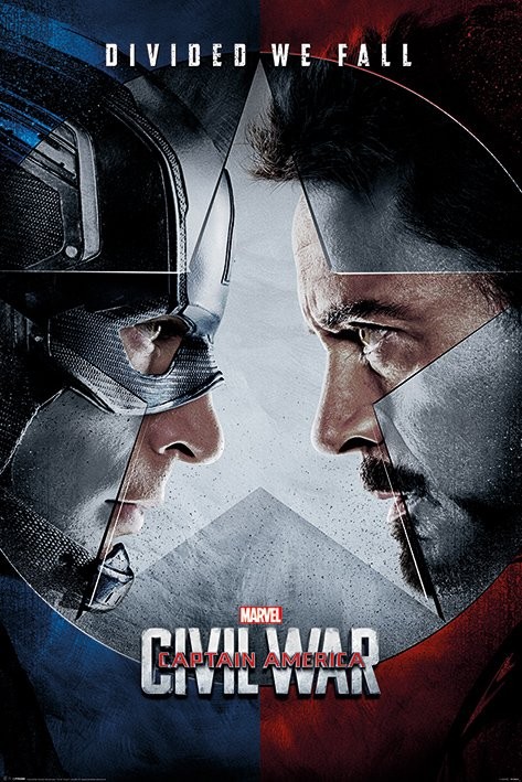 Плакат Captain America: Civil War - Face Off