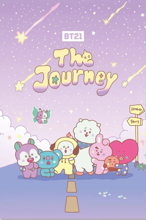 Плакат BT21 - The Journey