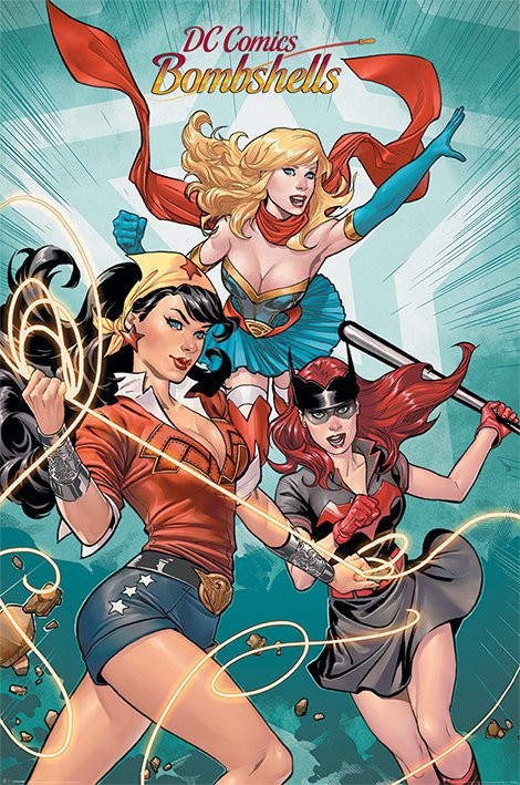 Плакат DC Comics Bombshells - Group