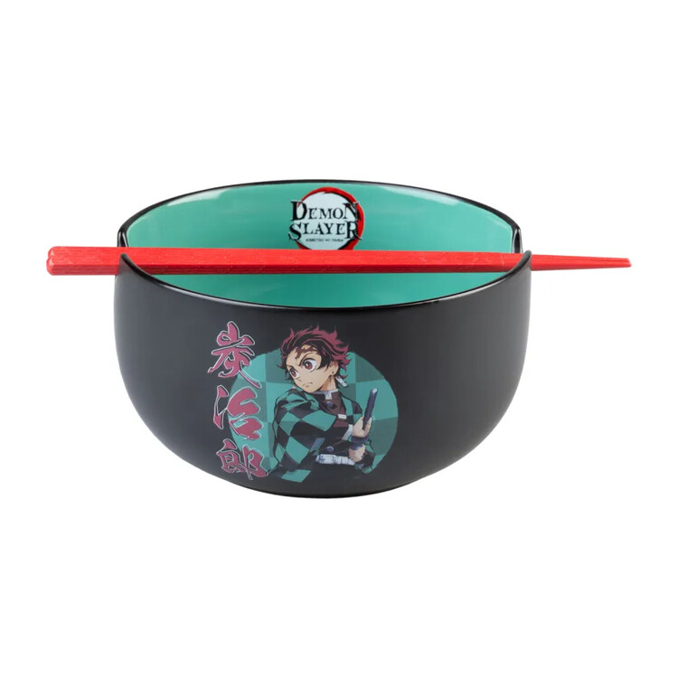Kulho ja syömäpuikot ramenille Demon Slayer