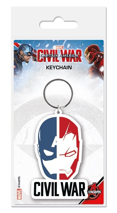 Keychain Captain America: Civil War - Face Split
