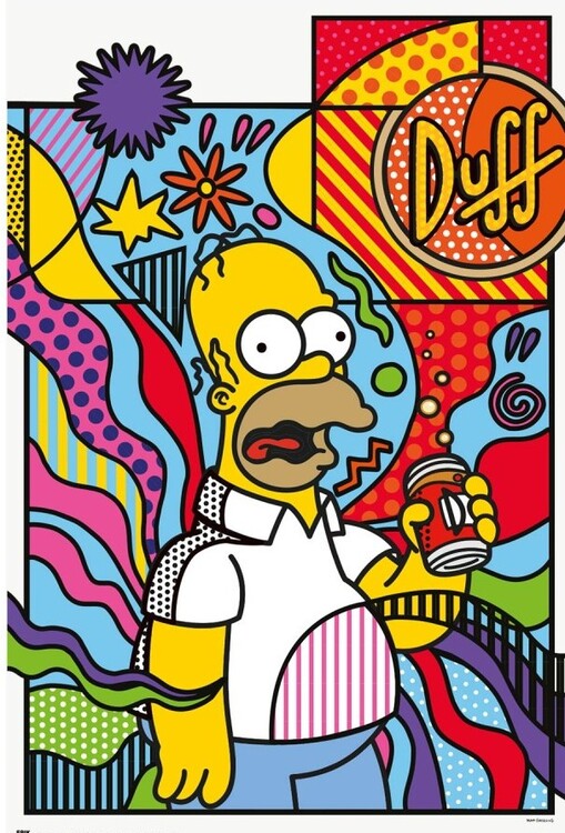 Poster The Simpsons - Donut Worry