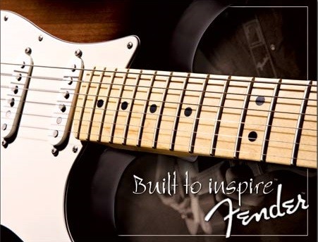 Metallikyltti Fender - Strat since 1954