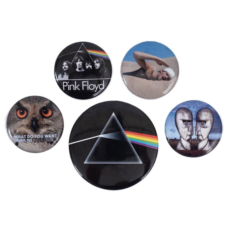 Комплект значки 4 броя Pink Floyd