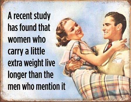 Μεταλλική πινακίδα Women Live Longer