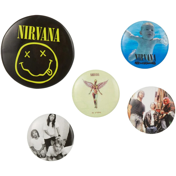 Conjunto de crachás Nirvana - Iconic