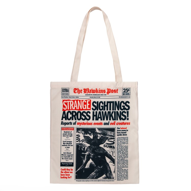 Чанта Stranger Things - Hawkins Turned Upside Down