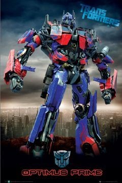 Poster TRANSFORMERS - optimus city