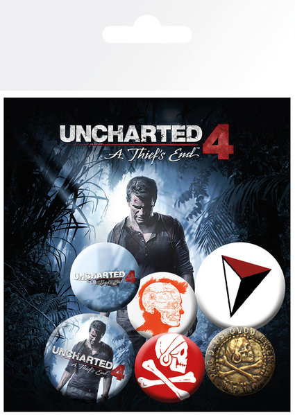 Badge set Uncharted 4: A Thiefs End - mix