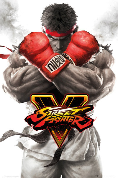 Плакат Street Fighter 5 - Ryu Key Art
