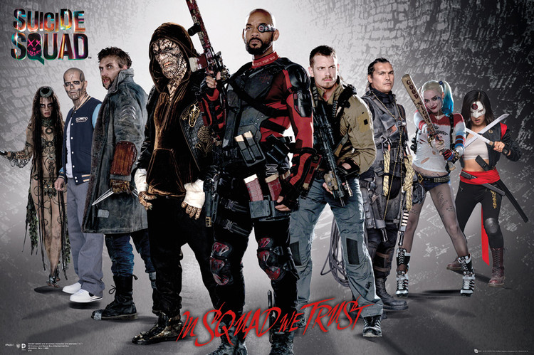 Плакат Suicide Squad- Group