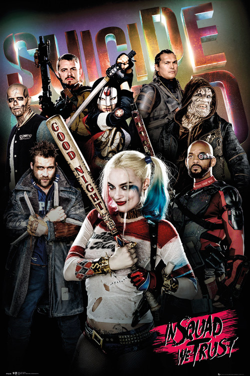 Плакат Suicide Squad- In Squad We Trust