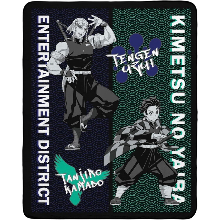 Κουβέρτα Demon Slayer: Kimetsu no Yaiba - Tanjiro Kamado & Tengen Uzui