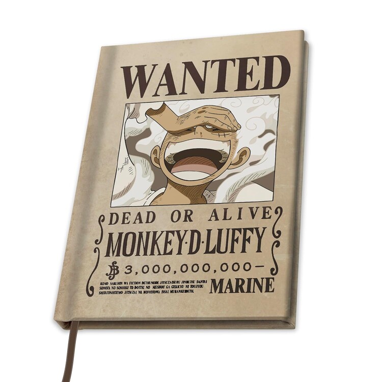 Σημειωματάριο One Piece - Wanted Luffy Wano