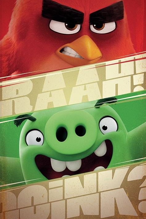 Плакат Angry Birds - Raah!