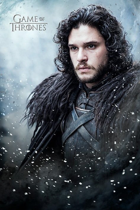 Framed Poster Game of Thrones - Jon Snow