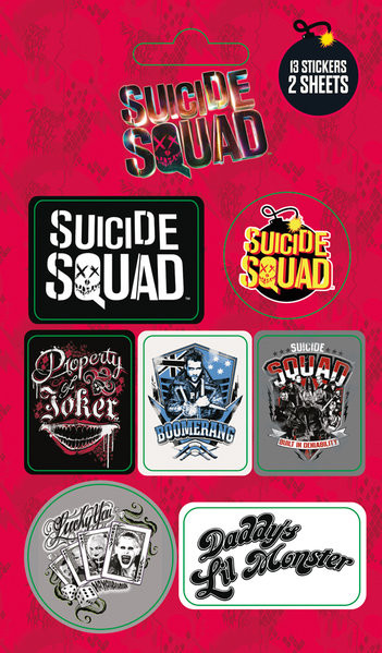 Stickers Suicide Squad - Mix